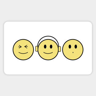 Emoji - See No Hear No Speak No Magnet